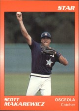 1990 Osceola Astros Star #19 Scott Makarewicz - NM-MT