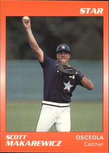 1990 Osceola Astros Star #19 Scott Makarewicz - NM-MT