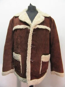 VINTAGE 70's SCHOTT LEATHER RANCHER COWBOY WESTERN JACKET SIZE 46 - Picture 1 of 20