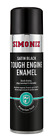 4 x Simoniz Satin Black Tough Engine Enamel Paint Spray 500ml Smooth Finish