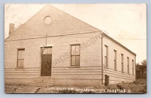 K9/ East Palestine Ohio RPPC Postcard c1910 Church of the Nazarene 167 - Picture 1 of 4