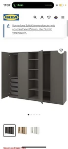 ikea Kleiderschrank neu schwarz - Bild 1 von 1