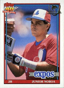 1991 Topps Desert Shield Junior Noboa #182