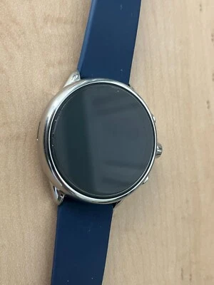 Fossil Gen 6 Wellness Edition Blue Silicon Band 44MM FTW4070V - Image 1 of 4