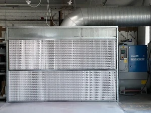 Airflow Group Trockenlackierkabine - Pappfaltenfilter Typ Ventilator - kaum benutzt - Bild 1 von 7
