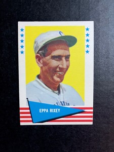 1961 Fleer Baseball Greats #71 Eppa Rixey