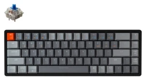 Keychron K6W2 RGB Hot swappable Wireless Mechanical Keyboard Blue Switches Black - Picture 1 of 2