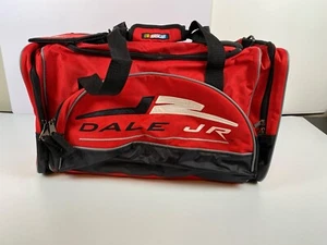 Vintage Duffle Bag Dale Earnhardt Jr Lot Cd Visor Case #8 NASCAR Travel NOS New - Picture 1 of 9