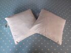 Brand New Pair of 12 x 12 Inch Duck Feather Cushion Pads Inners 