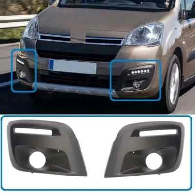 Parachoques delantero parrilla lateral cuadro antiniebla para Citroen Berlingo / Peugeot Partner15-2019 Foto 1 de 4