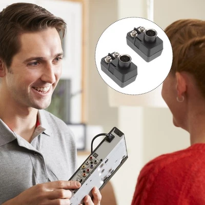 2 Stück Quick Push-On Ohm Passender 75-300 Ohm TV-Signal-Adapter-Konverter - Bild 1 von 4