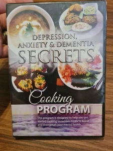Depression, Anxiety & Dementia Secrets Cooking Program DVD - Picture 1 of 2