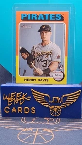 2024 Topps Heritage Henry Davis RC #415 - Picture 1 of 2