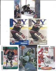 Nikolai Khabibulin 1991-92 Upper Deck RC 97-98 Donrus & Omega 99-00 ITG & UD MVP - Picture 1 of 1