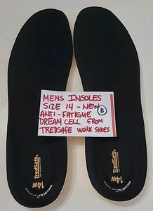 Herren Einlegesohlen Größe 14 Neu Anti-Müdigkeit Dream Cell Tredsafe Arbeitsschuhe Original-Zubehör-Hersteller (B) - Bild 1 von 20