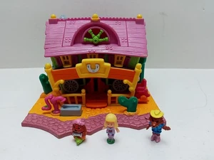  🐴 1994 Polly Pocket Horse Ranch Western Saloon Bluebird de colección con figuras - Imagen 1 de 14