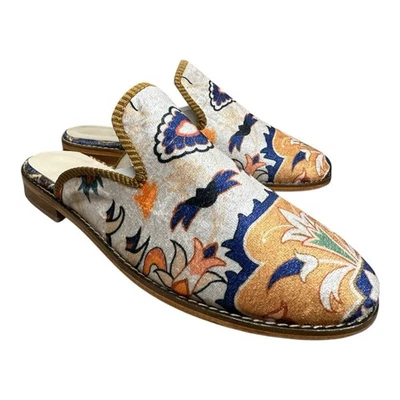 Zapatilla de terciopelo hecha a mano US-10,5 (EU-41) (suela-cuero duro. forro-piel de cordero)    Foto 1 de 4