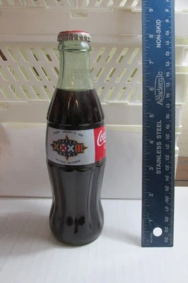 1998 Super Bowl Jan. 25th  Coke-Cola Lot-222   8 OZ  Bottle    Free Shipping - Image 1 of 4