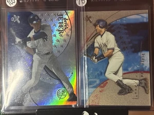 2000 FLEER EX #11 DEREK JETER & 2002 FLEER EX #51 DEREK JETER *MINT - Picture 1 of 2