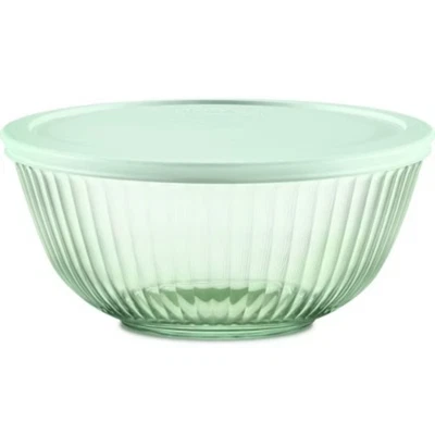 Pyrex 2qt Tinted Mixing Bowl with Lid - Green