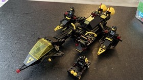 lego 6954 Blacktron Renegade Vintage 1987 Complete Missing One Yellow Wheel