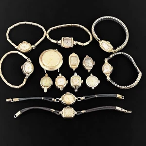 Gold Filled Watch Lot Parts Wear Repair ALL GF Croton Bulova Gruen Elgin 140g - Bild 1 von 11