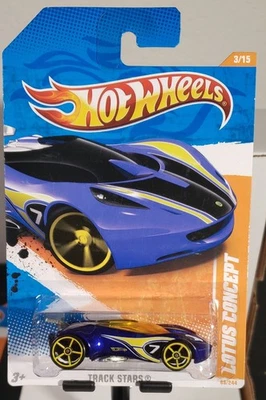Hot Wheels 2011 Track Stars #68 Dark Blue Lotus Concept Foto 1 de 2