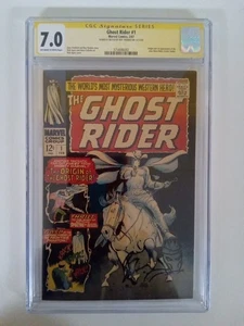 Ghost Rider #1 Marvel 1967 firmado por Roy Thomas CGC 7,0 - DK - Imagen 1 de 4
