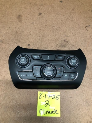 2015-2018 Jeep Cherokee Ac Heater Climate Control Unit 68293525AC - Image 1 of 4