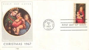 1336 5c CHRISTMAS 1967 - Unlisted Kowlik cachet #1 of 13 made - Picture 1 of 2