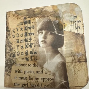 “With Gusto” Raw Art Journal Original Handmade Art Journal - 10 Pages. - Picture 1 of 12