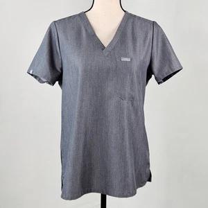 Figs Damen Peeling Top grau One-Pocket Catarina 1337 | klein | KLEINE MÄNGEL - Bild 1 von 14