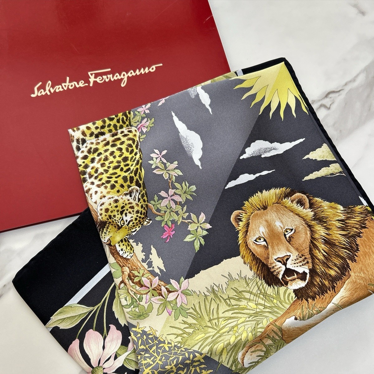 Salvatore Ferragamo Animal Print Scarves & Wraps for Women Salvatore Ferragamo Animal Print Scarves & Wraps for Women
