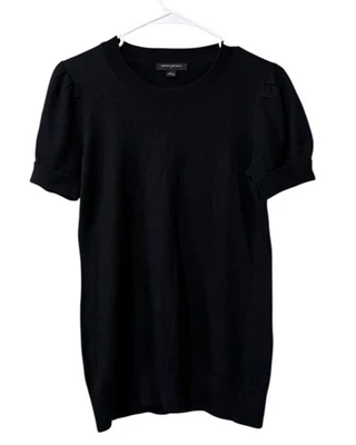 Suéter Banana Republic Negro MANGA CORTA ANGORA MEZCLA DE PELO DE CONEJO Talla Pequeña Foto 1 de 4