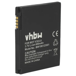 Bateria do Motorola Rizr Z3 C261 Krzr K1 L6 L2 L8 Aura E690 E8 EM35 C257 600mAh - Zdjęcie 1 z 9