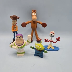 TOY STORY FIGURES • Assorted Disney Pixar Figurines Woody Bullseye Buzz Forky - Picture 1 of 21