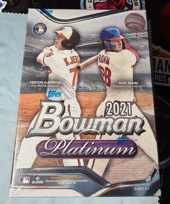 New SEALED  2021 Bowman Platinum Baseball Blaster Box - Image 1 of 2