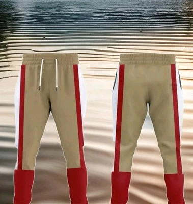 NEW SWEET San Francisco 49ers Joggers Sweatpants Game Like Pants Mens XL Compfy - Image 1 of 4