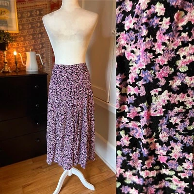 H&M Women's Ditzy Floral Pleated Midi Skirt Side Waist Zipper Plus Size 18 - Image 1 of 4