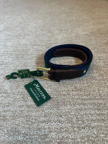 2023 Masters Belt Size 32 Vineyard Vines Augusta National Golf Brand New Cover