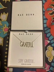 Rae Dunn Halskette DANKBAR in GESCHENKBOX NEU! - Bild 1 von 1