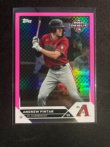 2023 Topps Pro Debut ANDREW PINTAR Pink Foil #'d 148/199