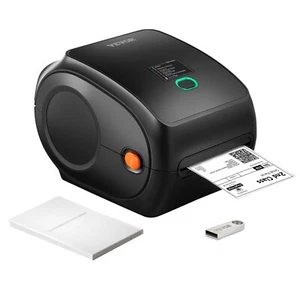 VEVOR Bluetooth/USB Thermo Etikettendrucker 4x6 300DPI Labeldrucker for DHL UPS - Bild 1 von 12