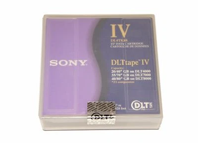 Sony data cartridge IV DL4TK88 1/2" 卡式胶筒 6000页数 黑色 — 第 1/2 张图片