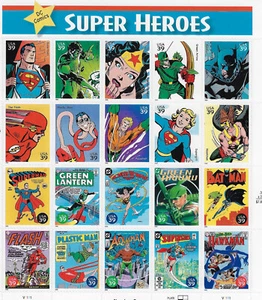 US Scott 4084, 2006, Super Heroes, Full Sheets, 20 Stamps - Picture 1 of 1