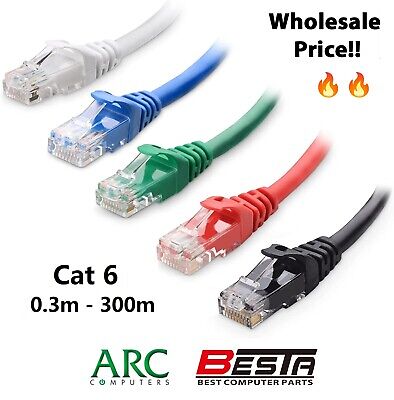 Wholesale CAT6 UTP Color  Cable 0.3m 0.5m 1m 2m 3m 5m 10m 20m 30m 50m 100m 300m • 85$