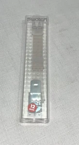 Swatch Factory 12mm New Old Stock Clear Sport Resin Watch Strap for Casio/Swatch - Picture 1 of 2