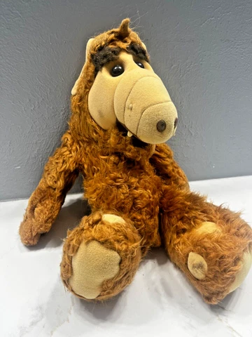 Vintage 1986 ALF 18" Plush Doll Coleco Alien Production Collectible Toy Cover