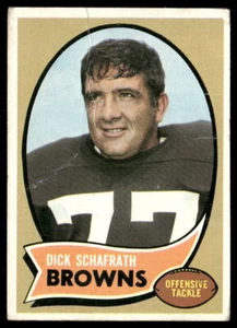 Dick Schafrath 1970 Topps #143 Cleveland Browns Football Card - Picture 1 of 2