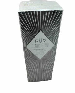 PUR Clear Iconic Glow Illuminating Face & Body Dry Oil 1oz New in Box - Picture 1 of 7